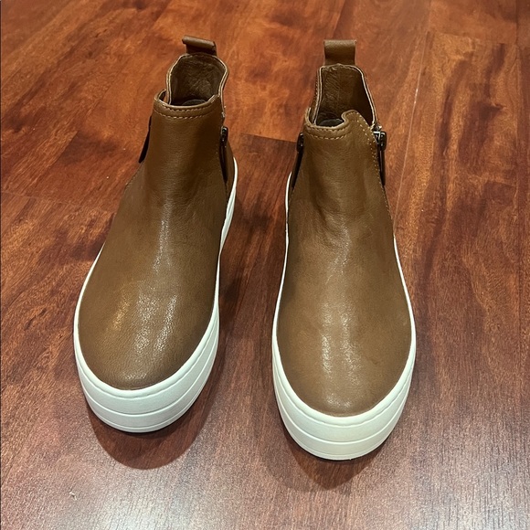 size brown leather 5.5 J/Slides Women's shoe - Picture 3 of 6